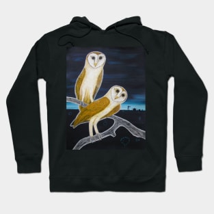 Barn Owls in Outback Australia Hoodie